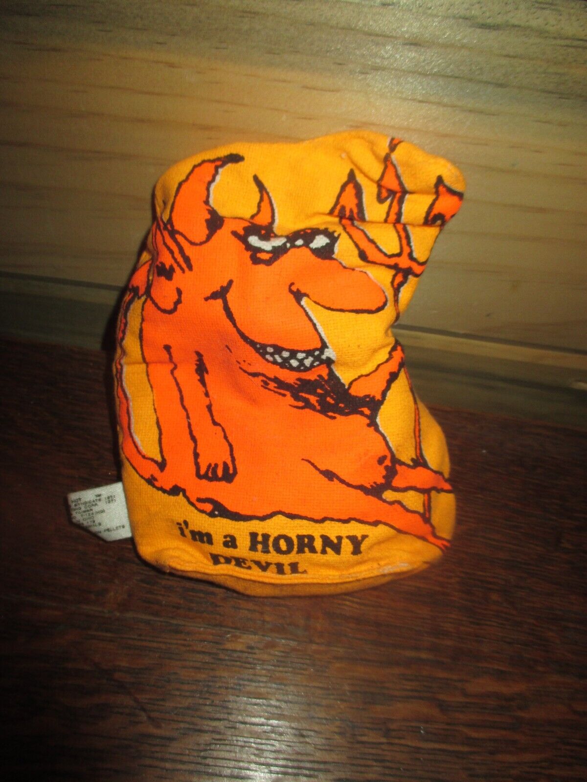 AMERICAN GREETINGS Vintage RET HOT  I\'M A HORNY DEVIL Poly Pellets TOY - 1970\'s
