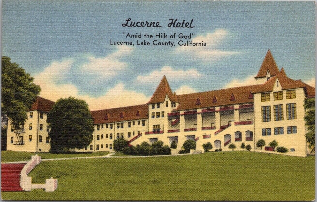 Vintage Lake County, California Postcard \