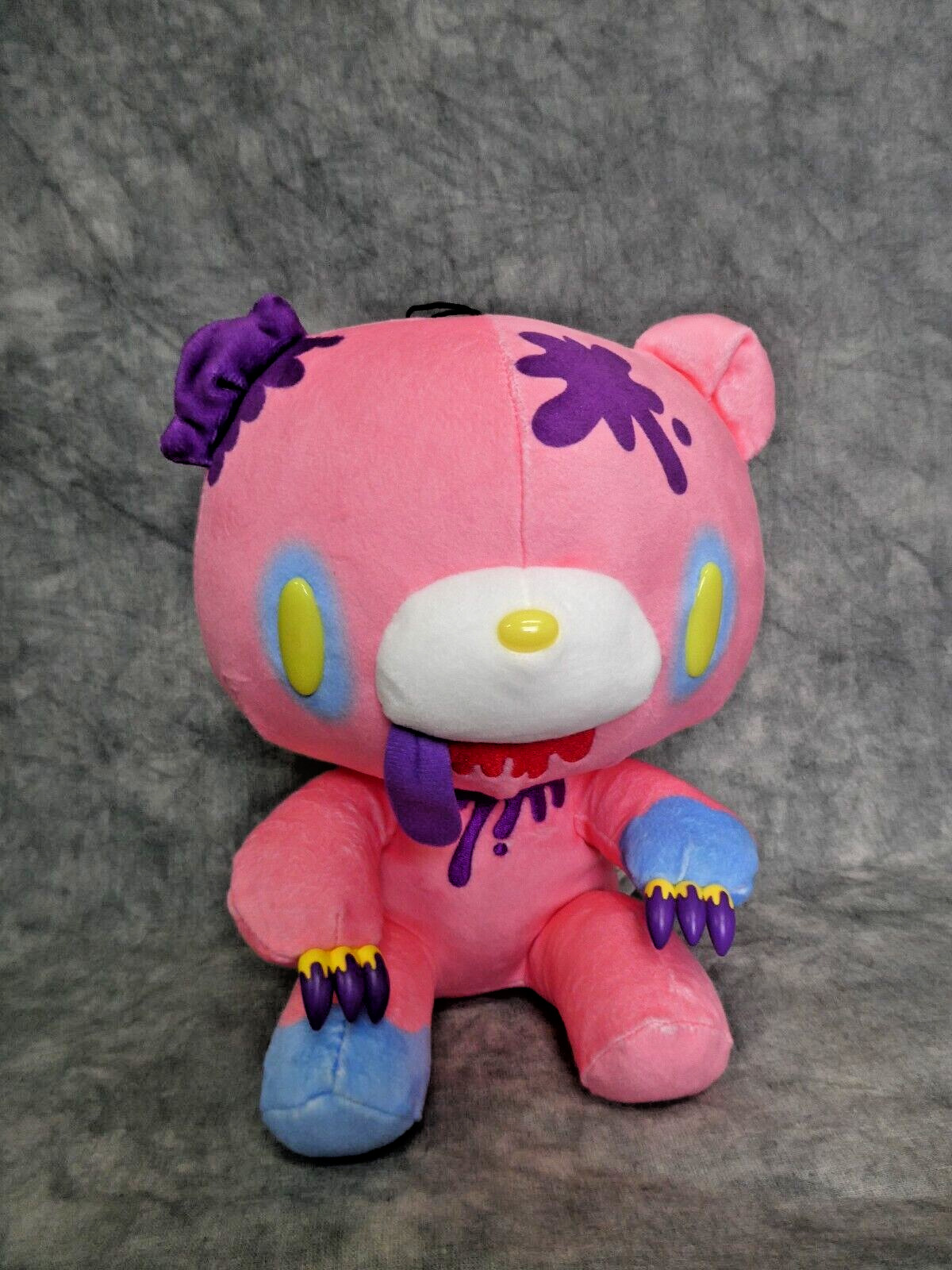 Rare 2015 TAITO Gloomy Chax Bear Pink of The Dead Zombie Sitting Version New