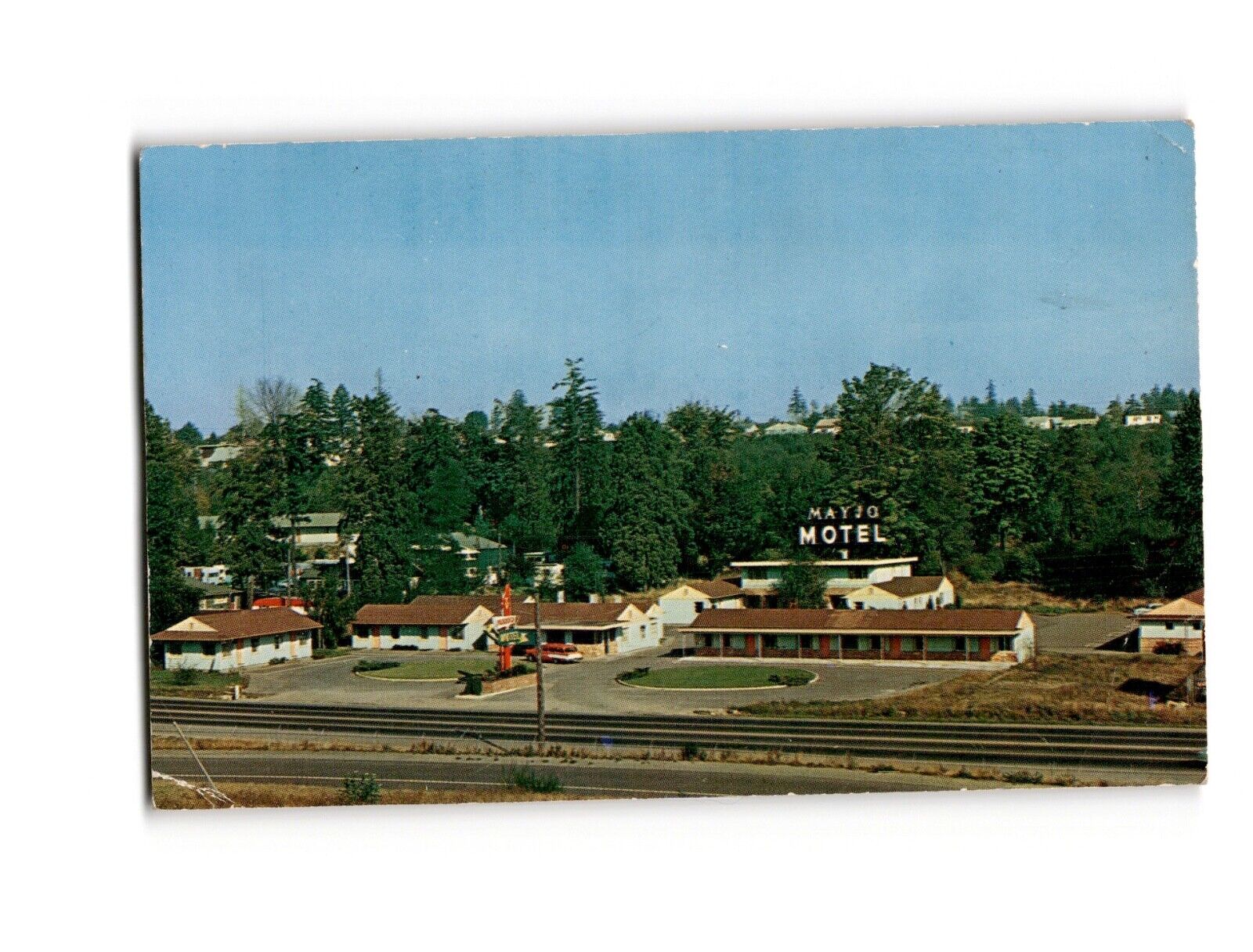 Vintage Postcard Mayo Motel Seattle-Tacoma Airport Pacific Hwy George Mood