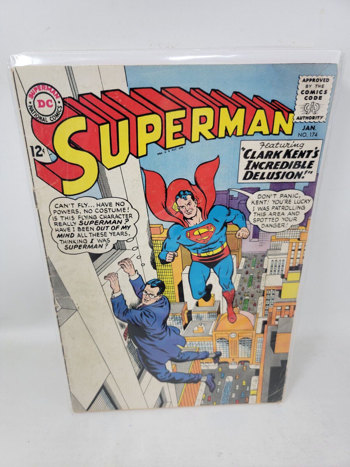 SUPERMAN #174 DC SILVER AGE CURT SWAN COVER ART *1965* 3.5