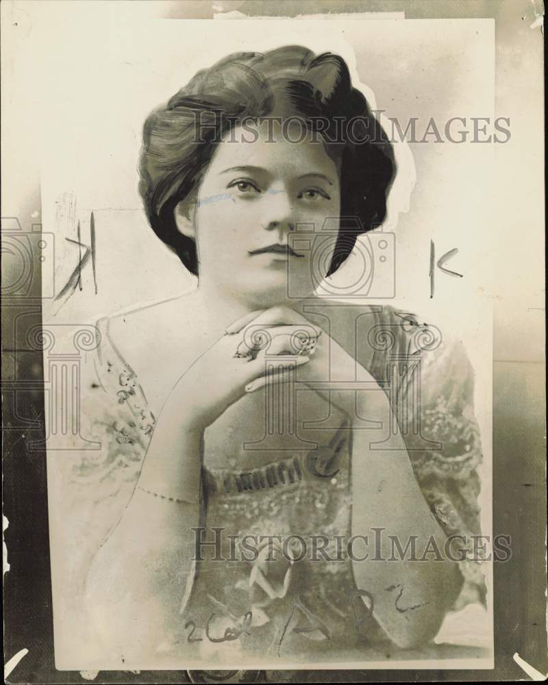 1919 Press Photo Mrs. W.E.D. Stokes Portrait - nei50327