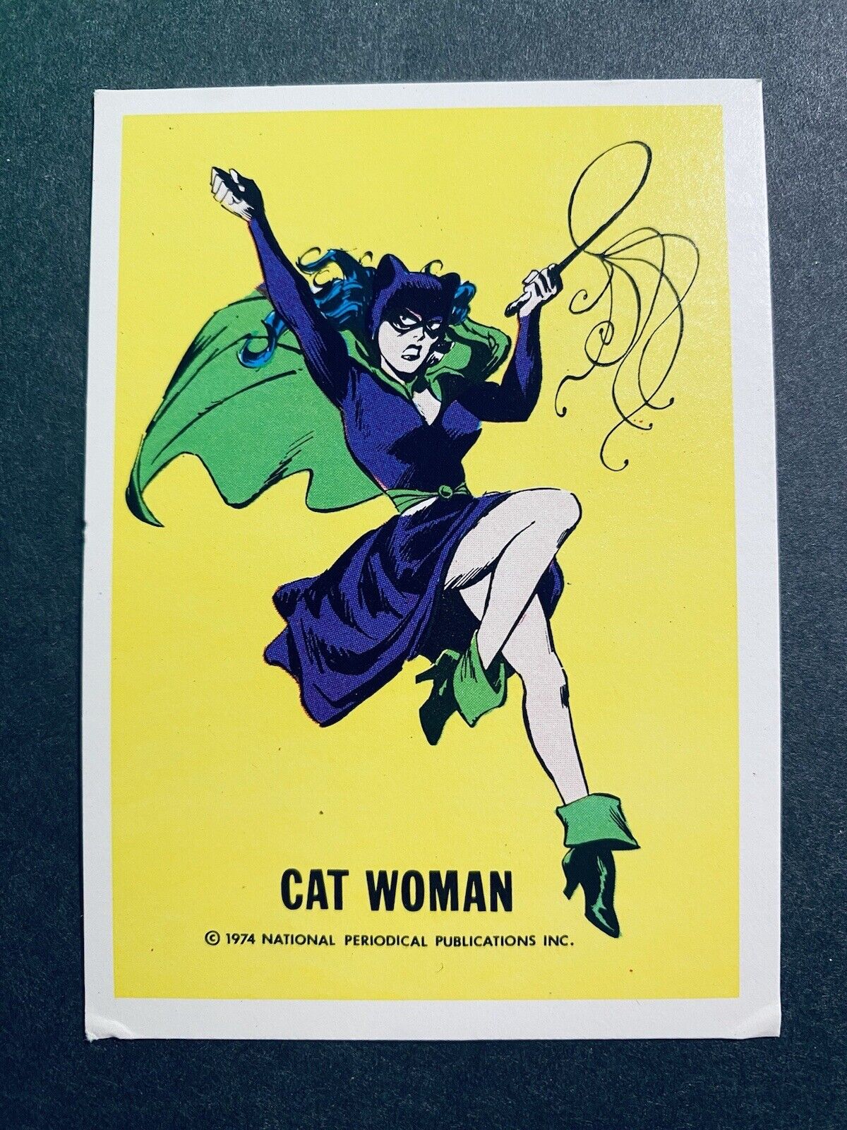 1974 Wonder Bread DC Heroes/Warner Bros Cartoons Cat Woman Hard To Find