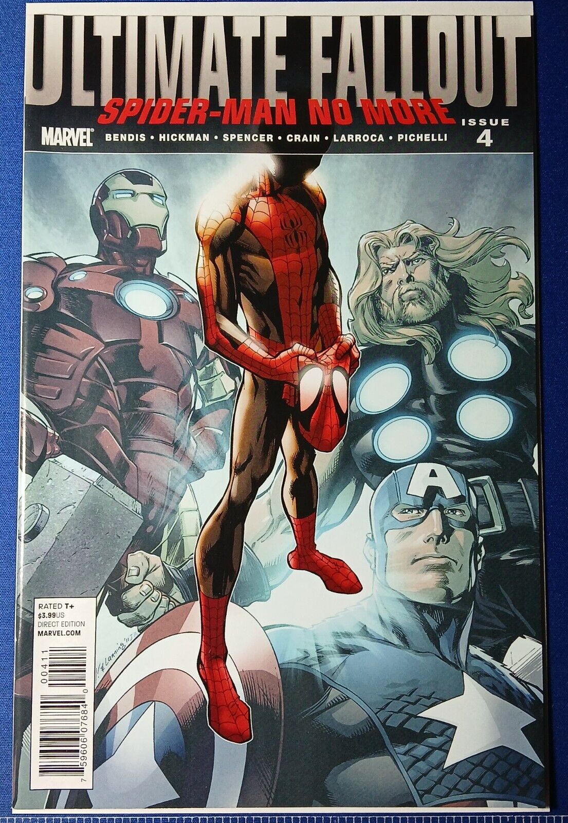Marvel Spider-Man Ultimate Fallout #4 1st App Miles Morales 1st Print 2011 
