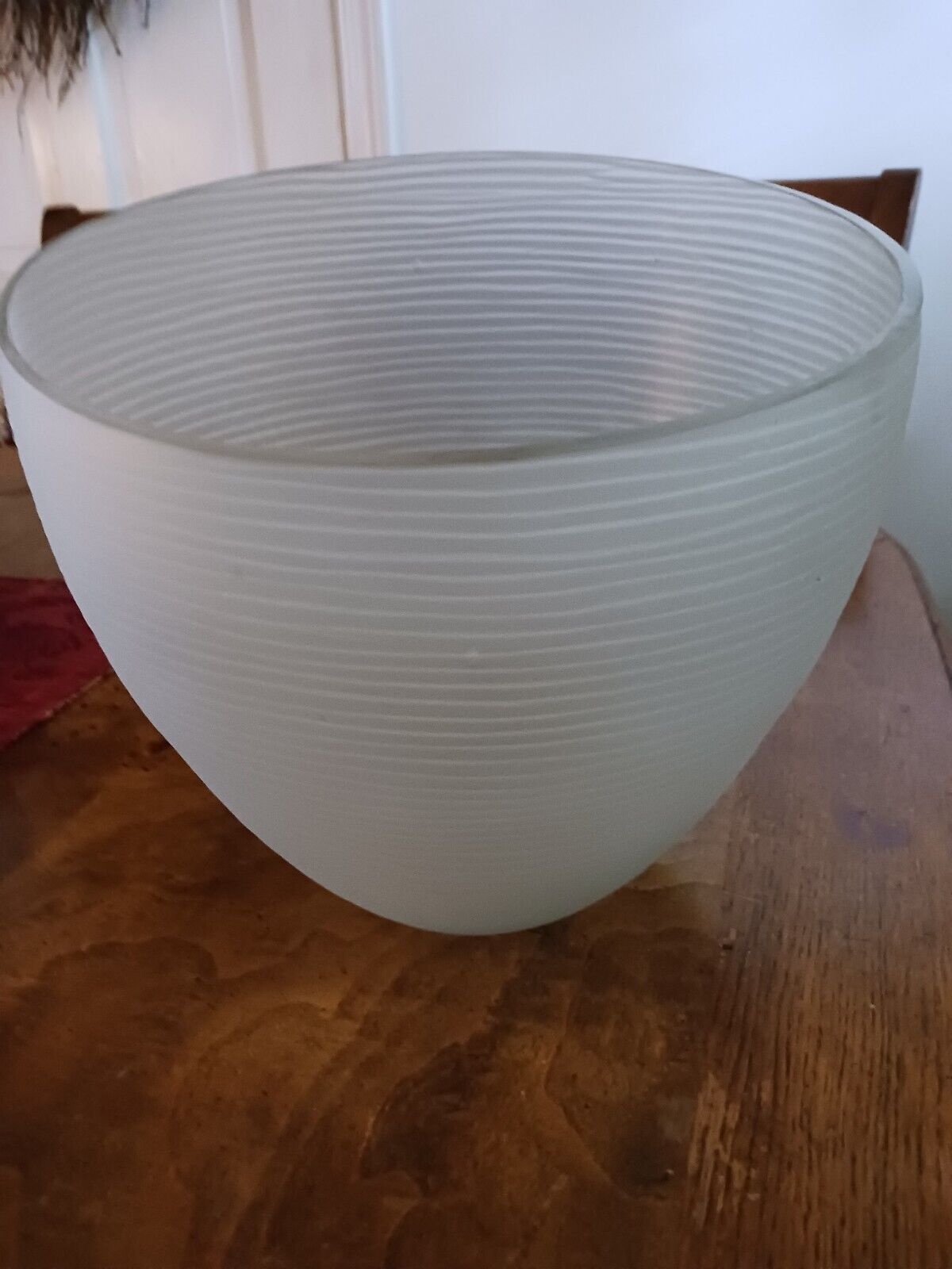 Very Rare Donna Karan Crystal Frosted Bowl