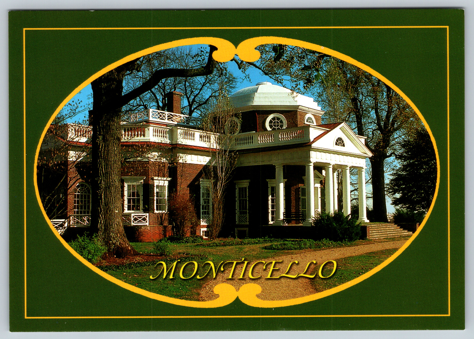 c1970s Monticello Thomas Jefferson\'s Estate Charlottesville VA Vintage Postcard