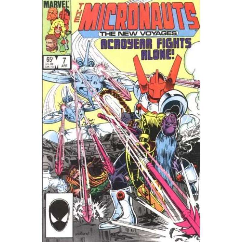 Micronauts (1984 series) #7 in Near Mint condition. Marvel comics [r%