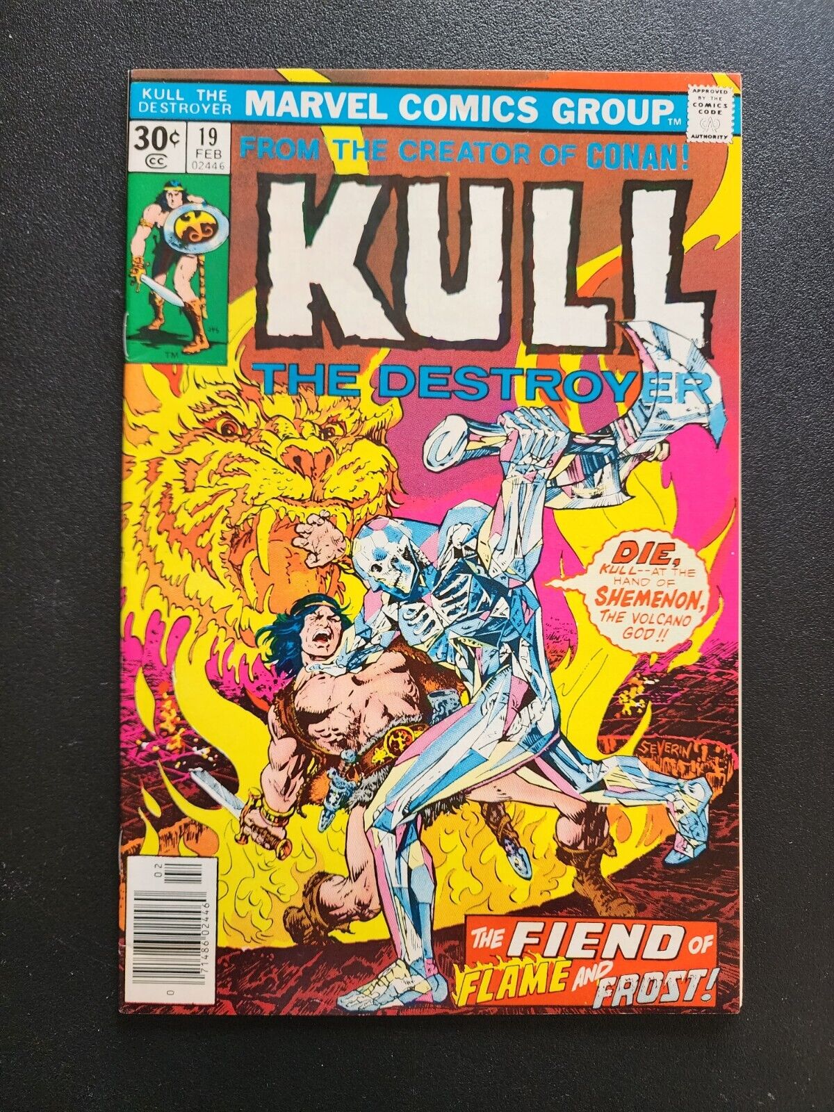 Marvel Comics Kull The Destroyer #19 February 1977 Marie Severin Cover