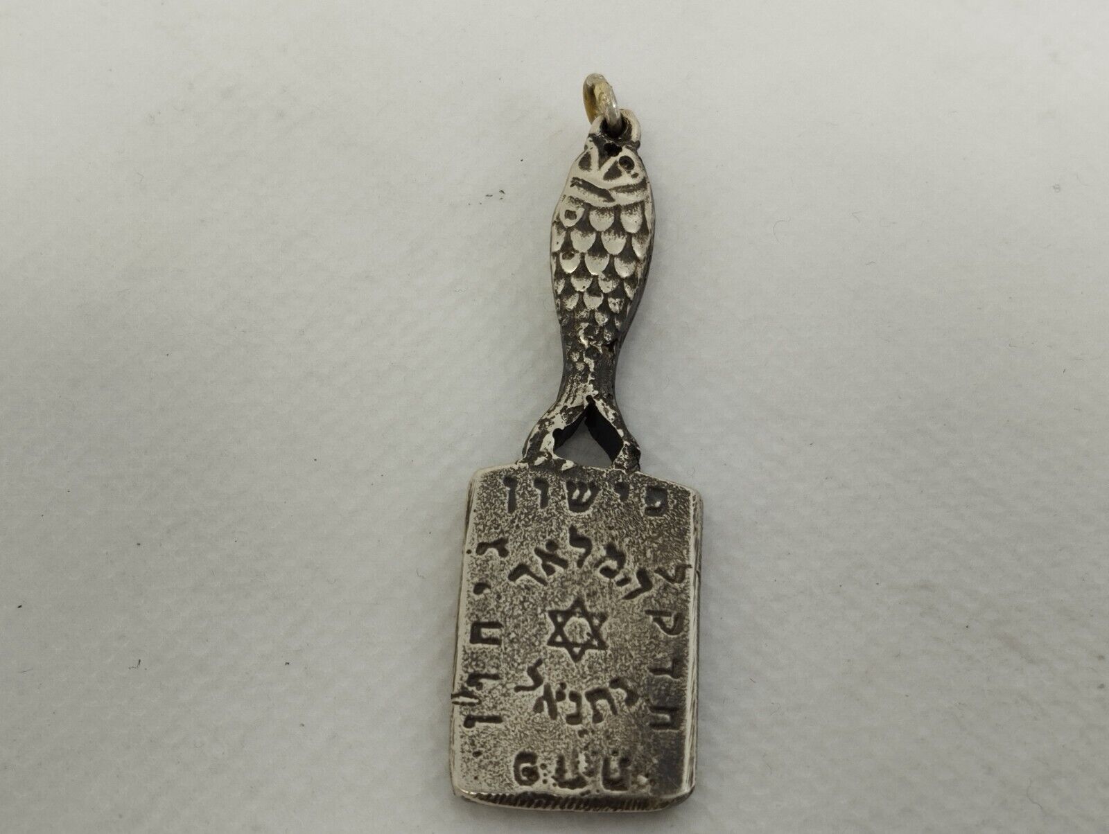 Rare Charm Silver Pendant Jewish Kabbalah Mysticism