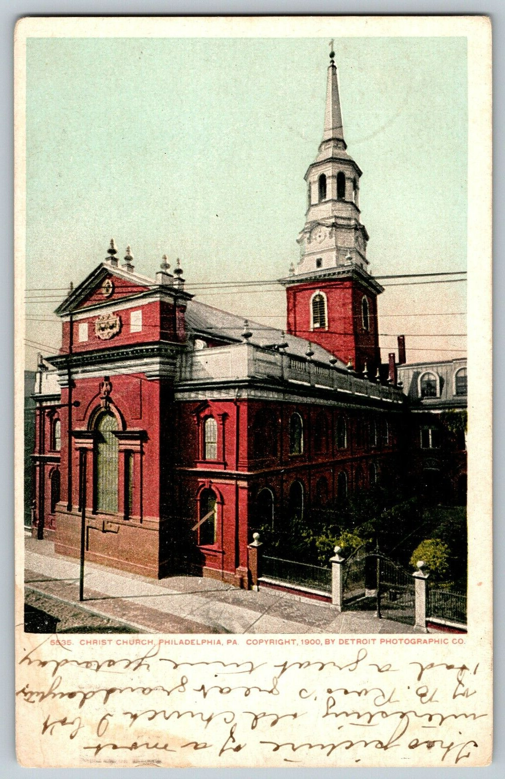 Philadelphia, Pennsylvania - Christ Church - Vintage Postcards - Posted 1906
