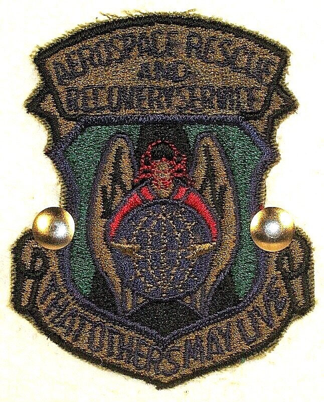 USAF Aerospace Rescue and Recovery Service Subdued Insignia Badge Patch 