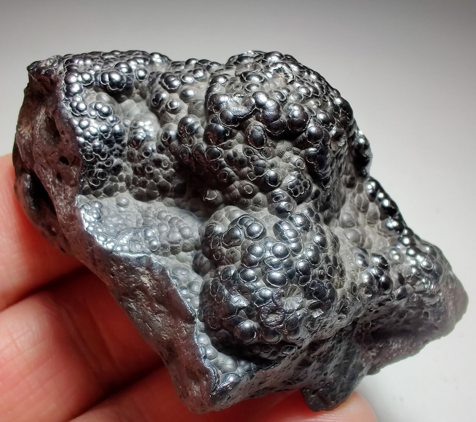 Botryoidal Hematite specimen. Morocco. 129 grams. Video.