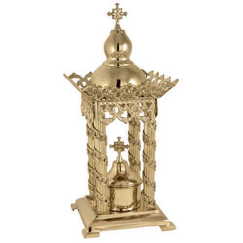 Brass Altar Tabernacle Artoforion Christian Church Liturgy  