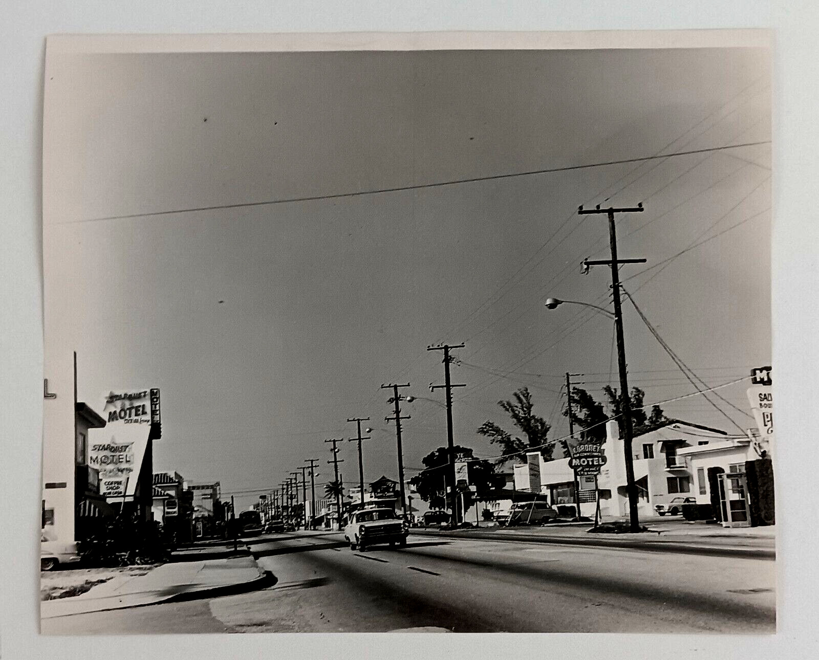 1969 Miami Florida Biscayne Boulevard 66th St Stardust Motel Vintage Press Photo