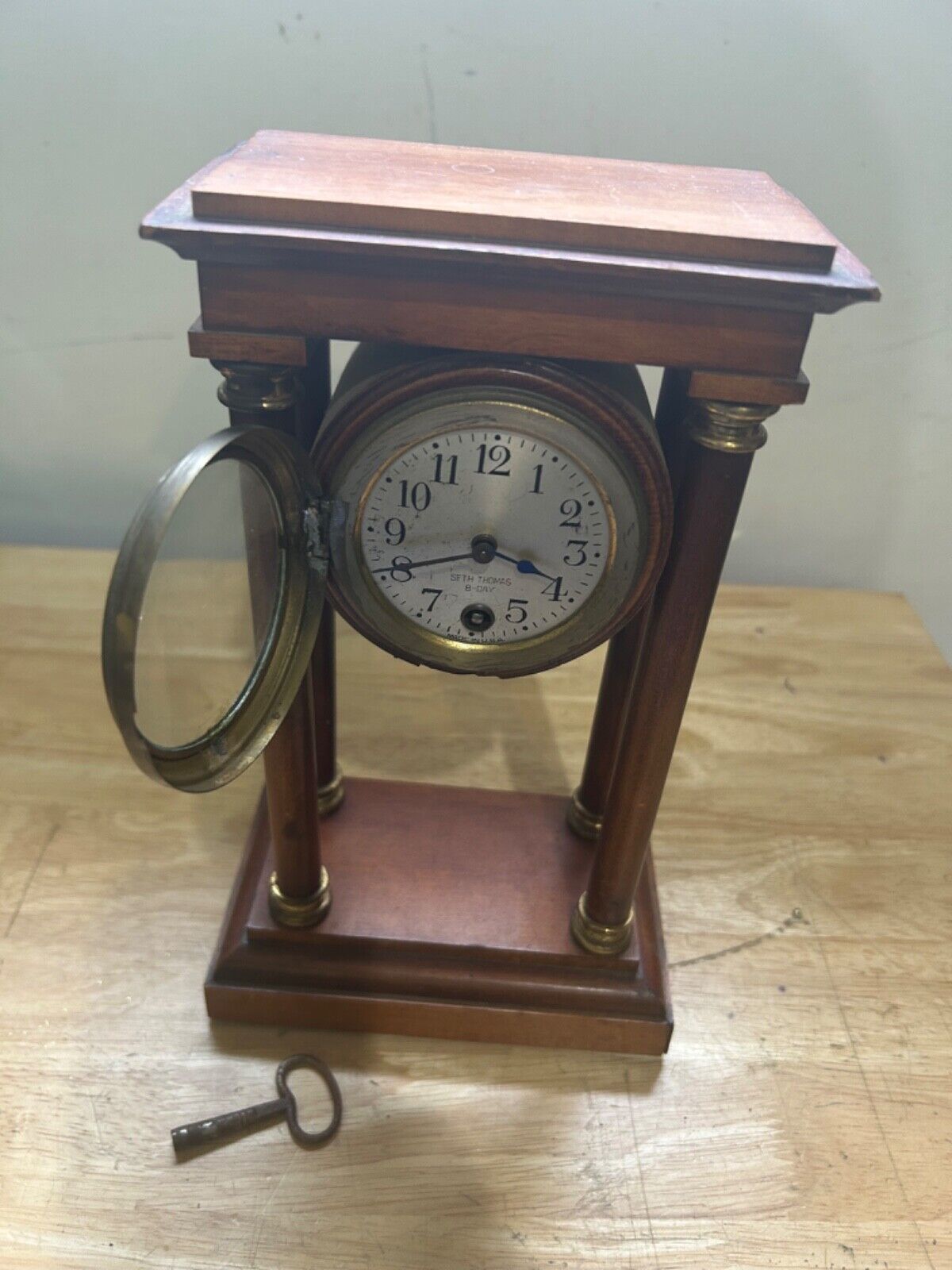 vintage Seth Thomas desk clock