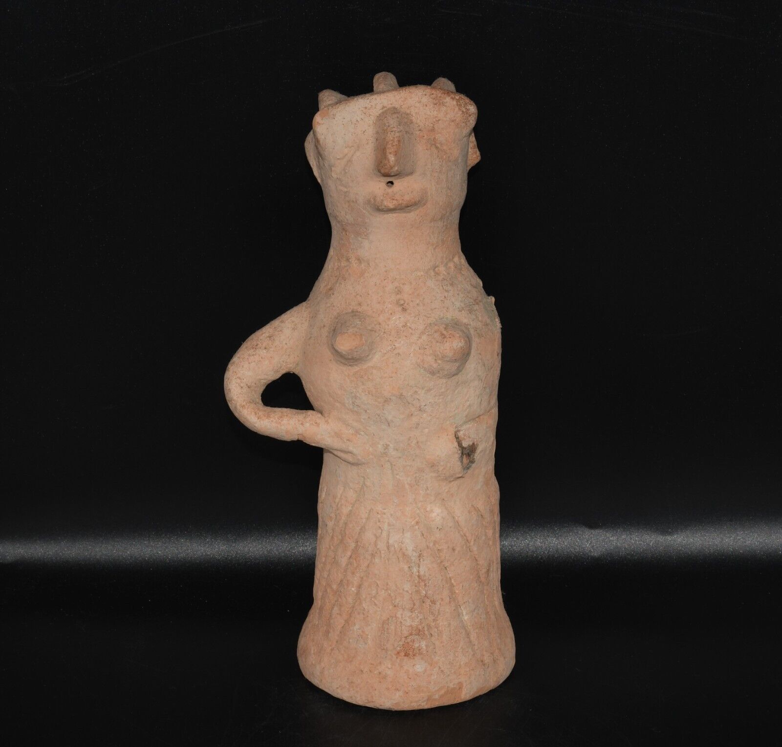 Rare Ancient Indus Valley Civilization Terracotta Figurine of a Standing Goddess