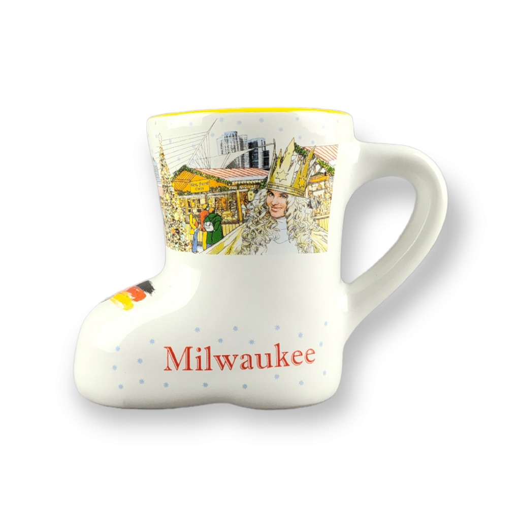 Christmas German Market Boot Mug Cup Christkindlmarket Milwaukee 2019 Souvenir