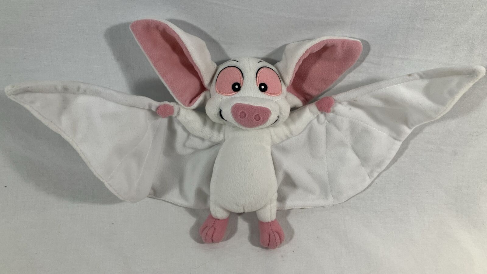 Vintage Anantasia Bartok the Magnificent White Bat Plush Stuffed Animal Toy Fox