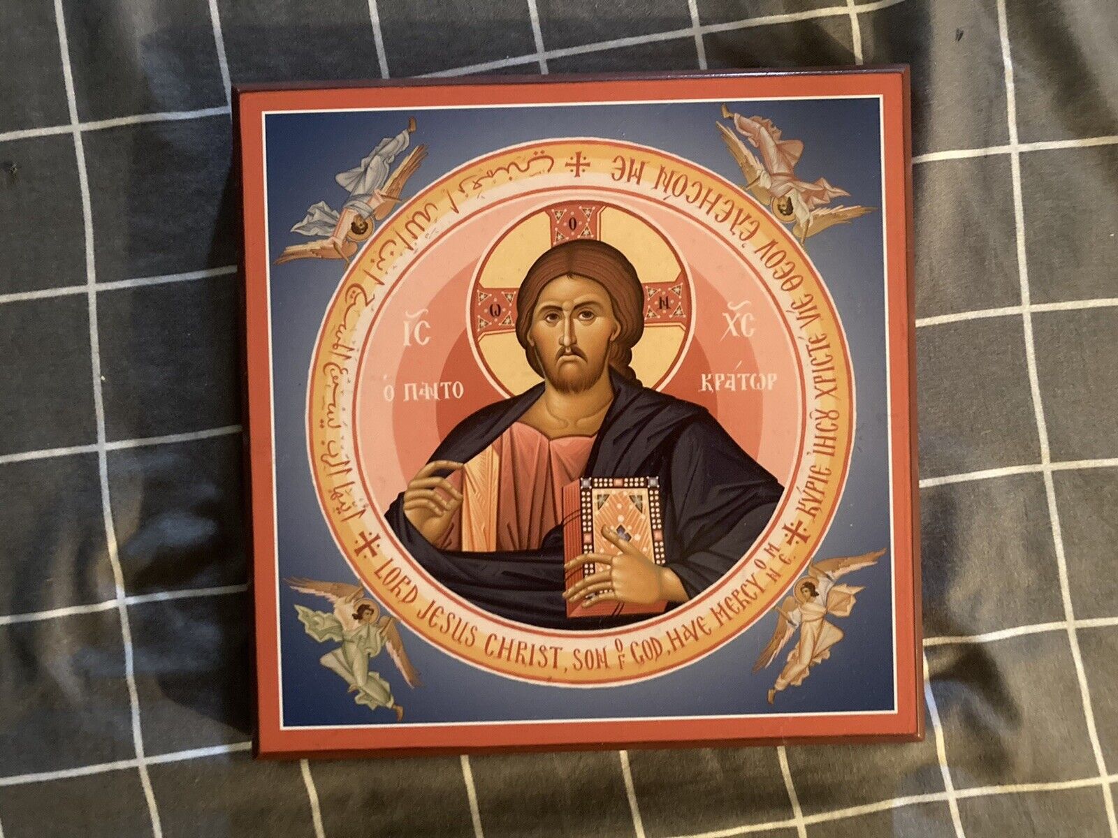 Orthodox Icon Christ Pantocrator 8x8