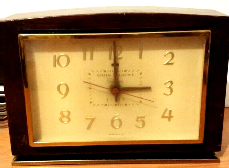 General Electric Telechron Vintage Alarm Clock AS IS