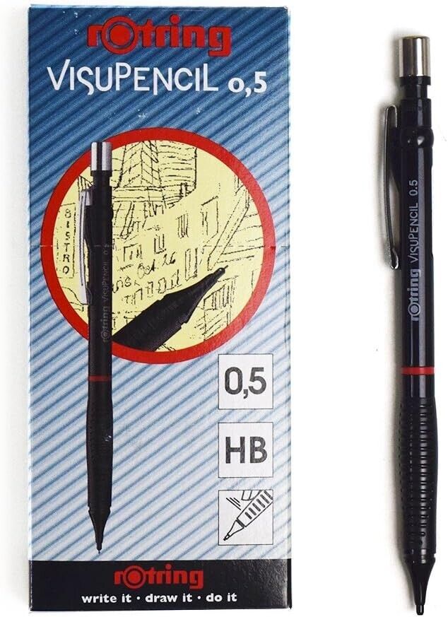 rotring Biz Pencil Black Casual Mechanical Pencil 0.5mm [Set of 10] Japan