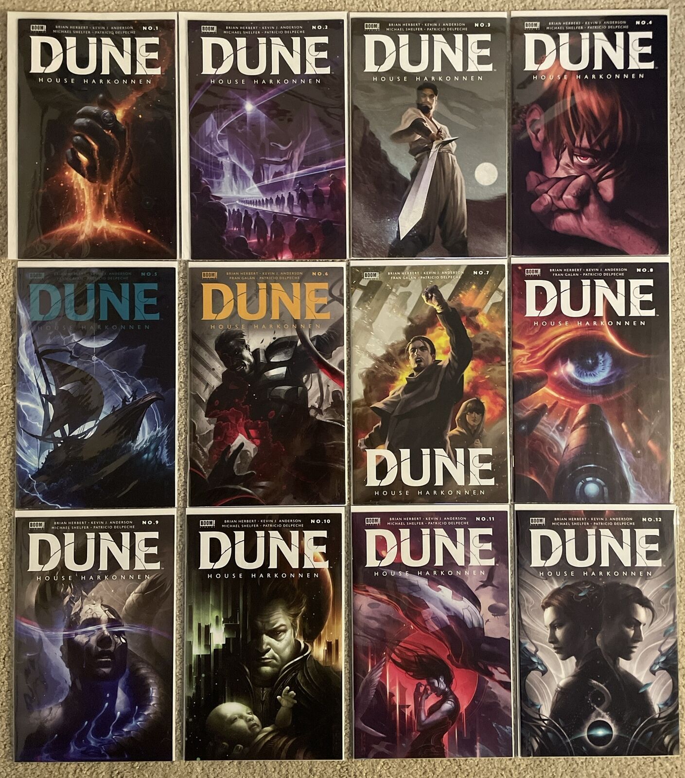 Dune House Harkonnen 1-12 Complete Full Series Set 2023 Boom Studios Comics Lot