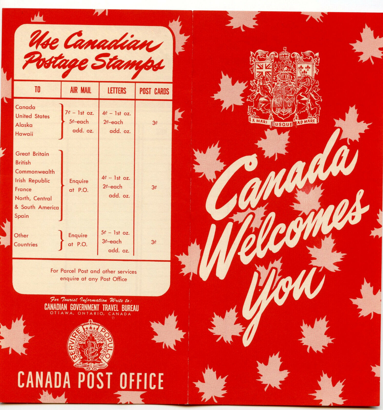 Canada Welcomes You Vintage Vacation Expense Record