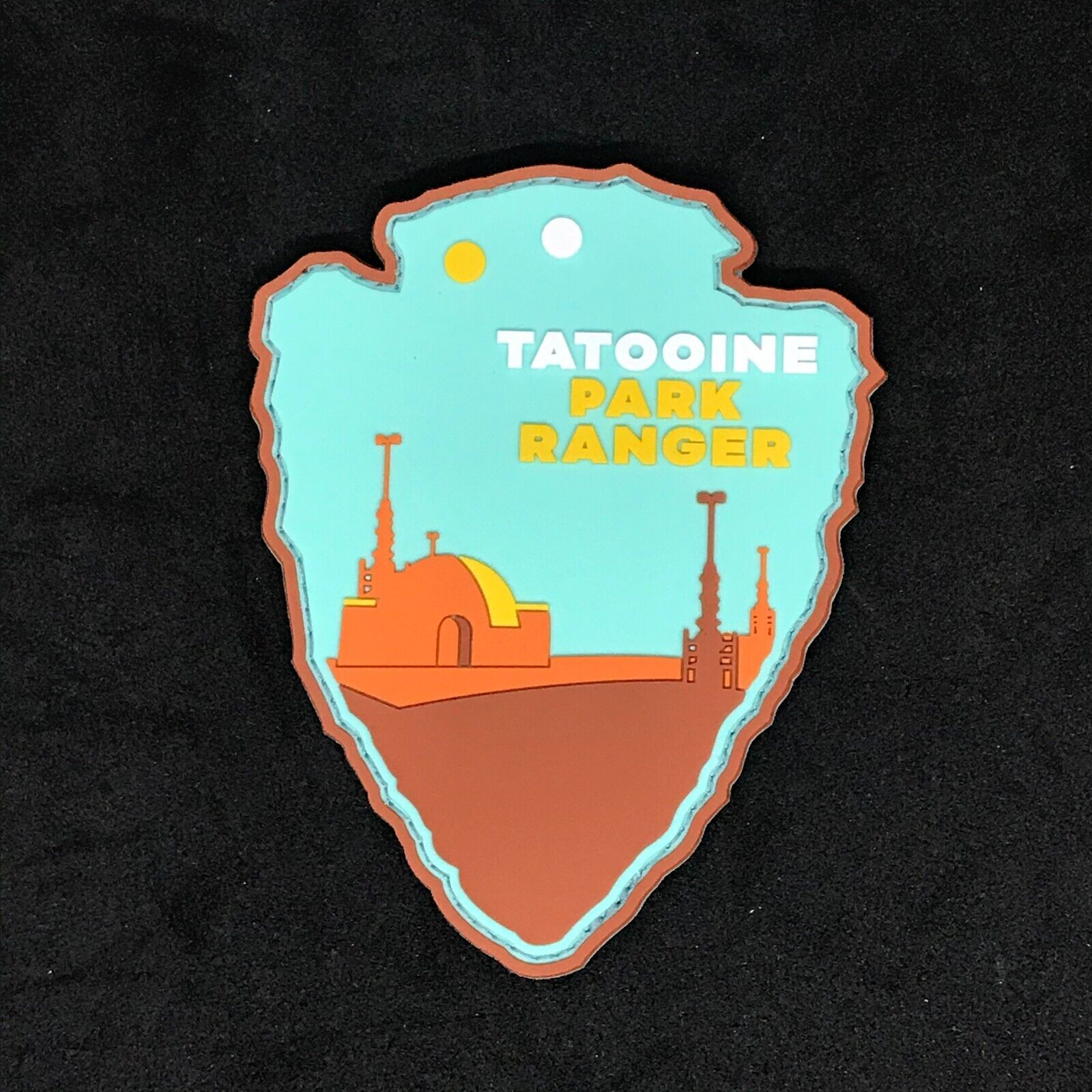 Star Wars, Tatooine National Park Ranger Patch, 3D PVC Rubber