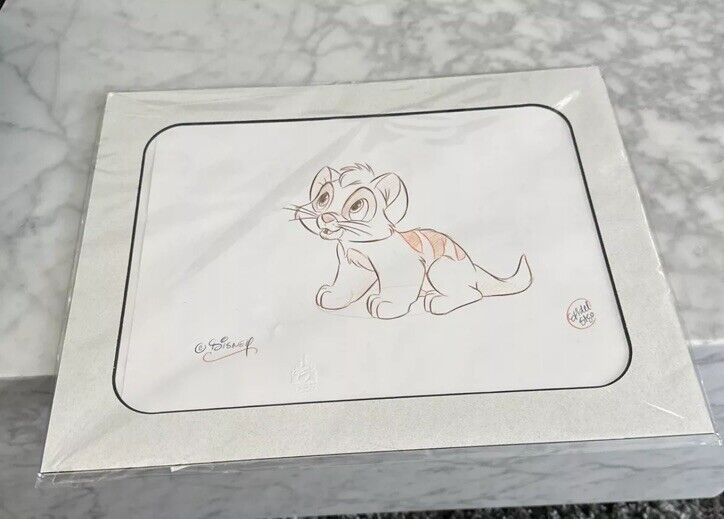 Disney Art Of Animation Oliver From Oliver & Company Sketch Drawing