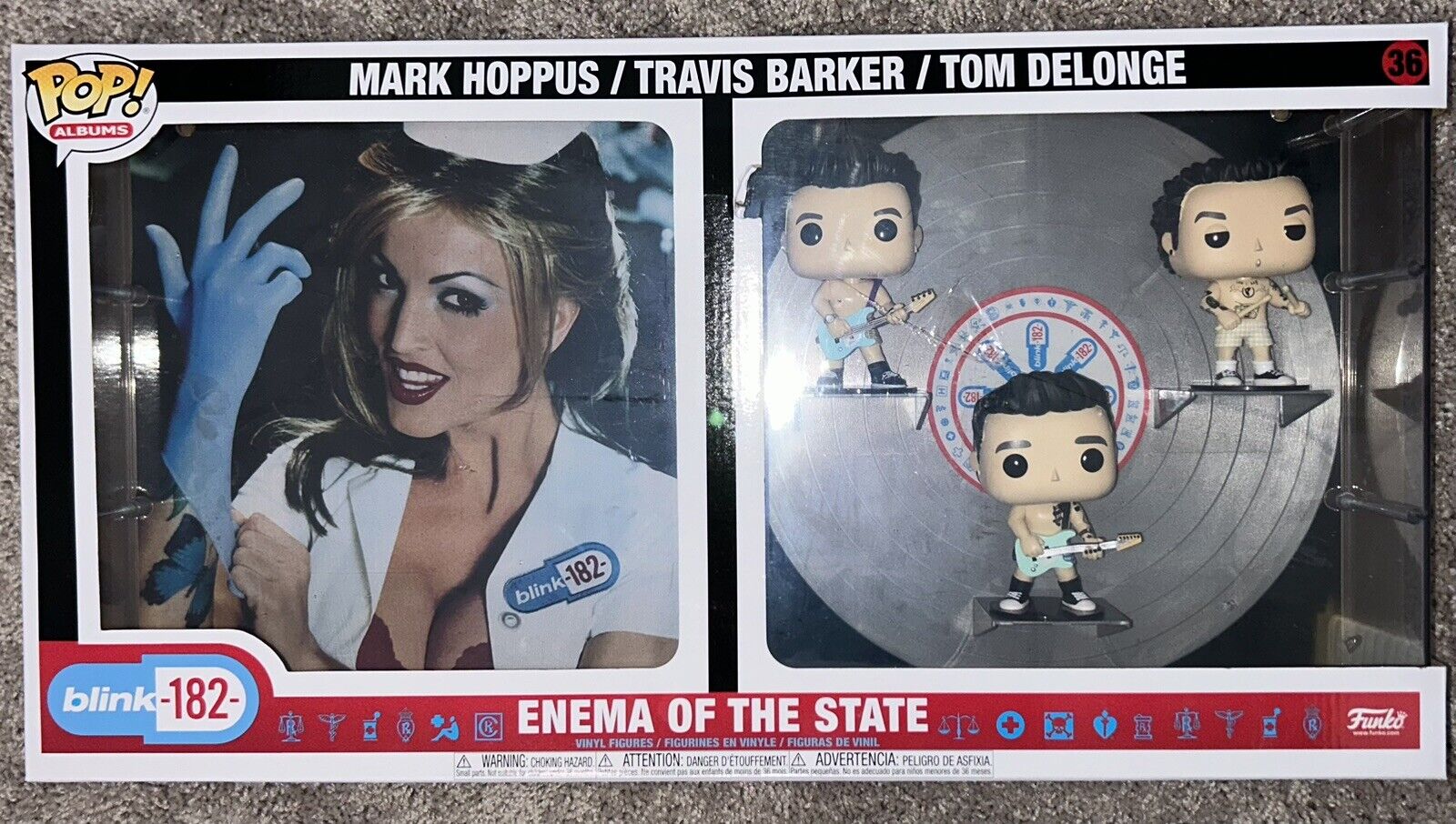 Funko Pop Blink-182 Deluxe Enema Of The State Figure Set (3-Pack)