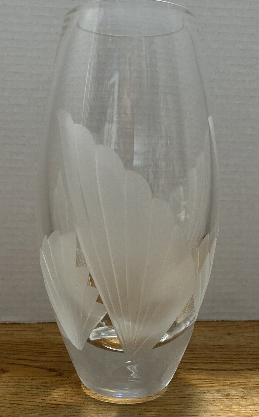 Lenox Lead Crystal Fan light Vase 