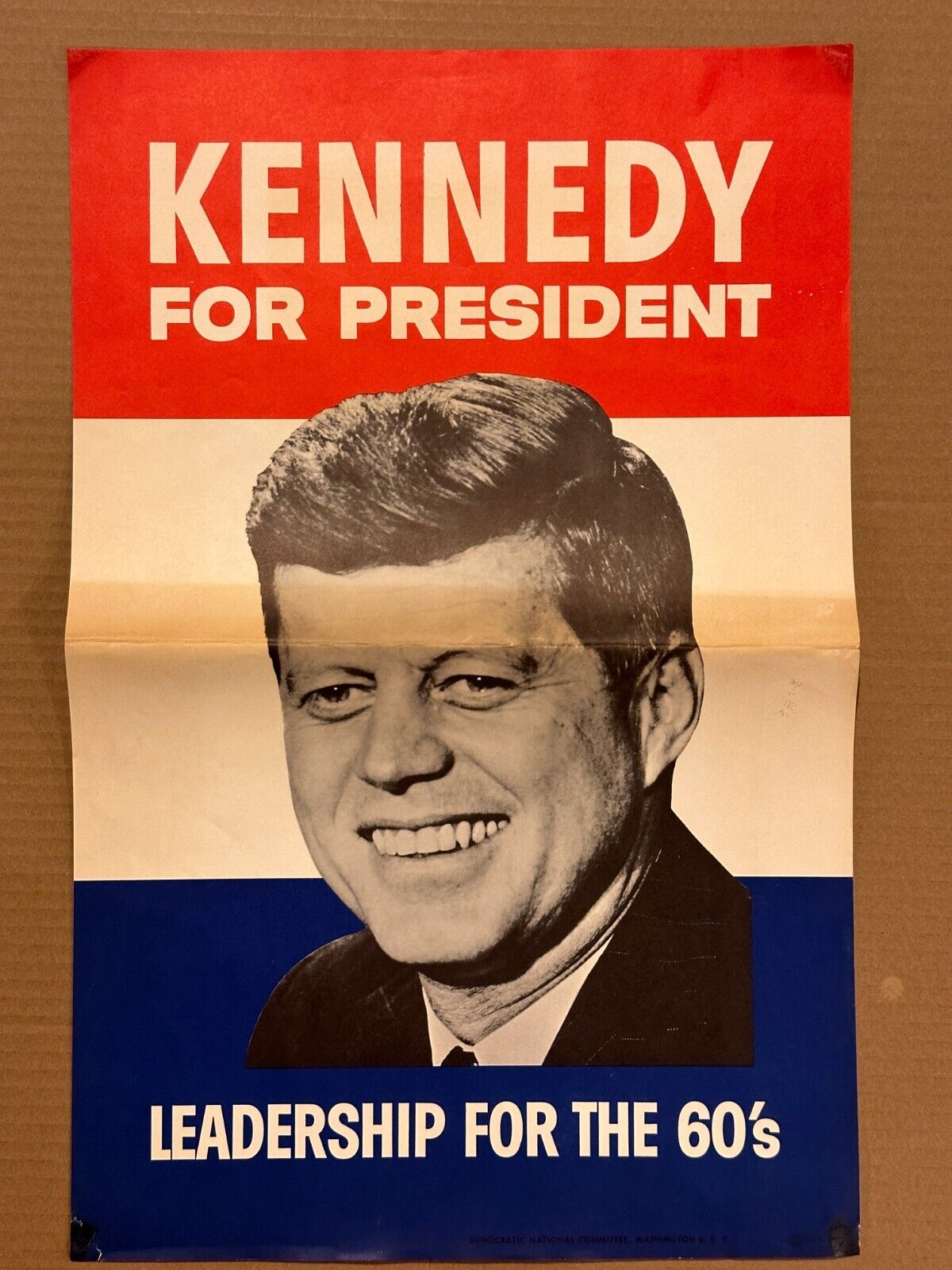 Original KENNEDY for president poster from 1960’s