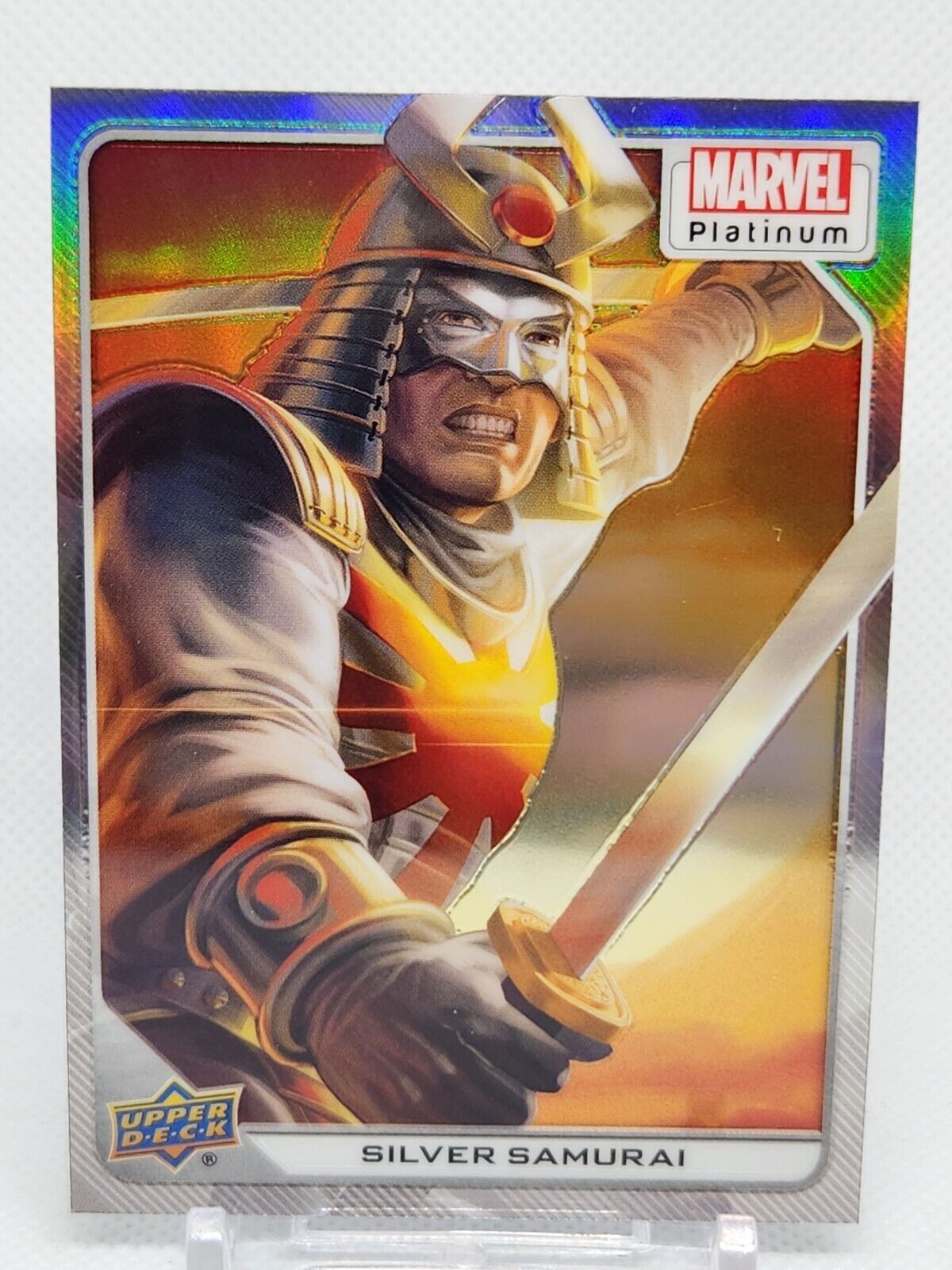 2023 Upper Deck Marvel Platinum Rainbow Card #70 Silver Samurai
