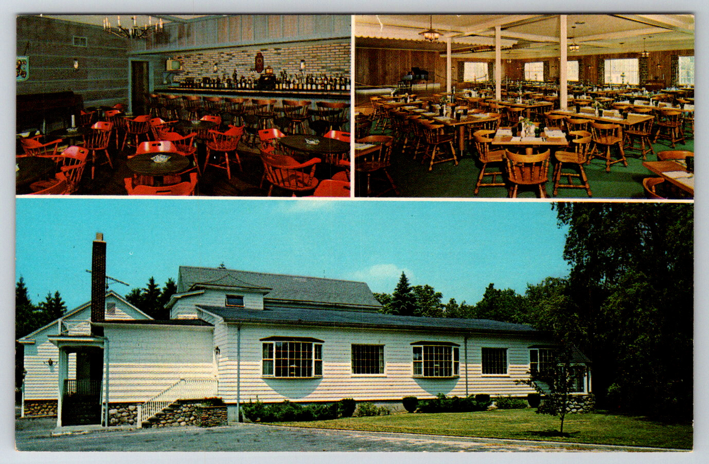 c1960s Meadow Brook Inn Charlestown Rhode Island Vintage Postcard