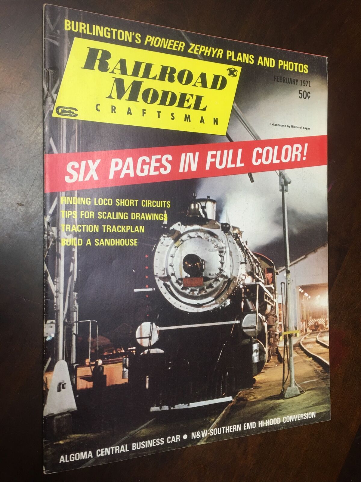 Railroad Models Magazine February 1971 Steam Locomotive