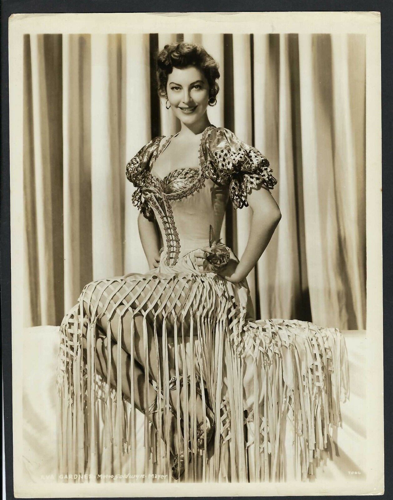HOLLYWOOD AVA GARDNER ACTRESS VINTAGE MGM ORIGINAL PHOTO