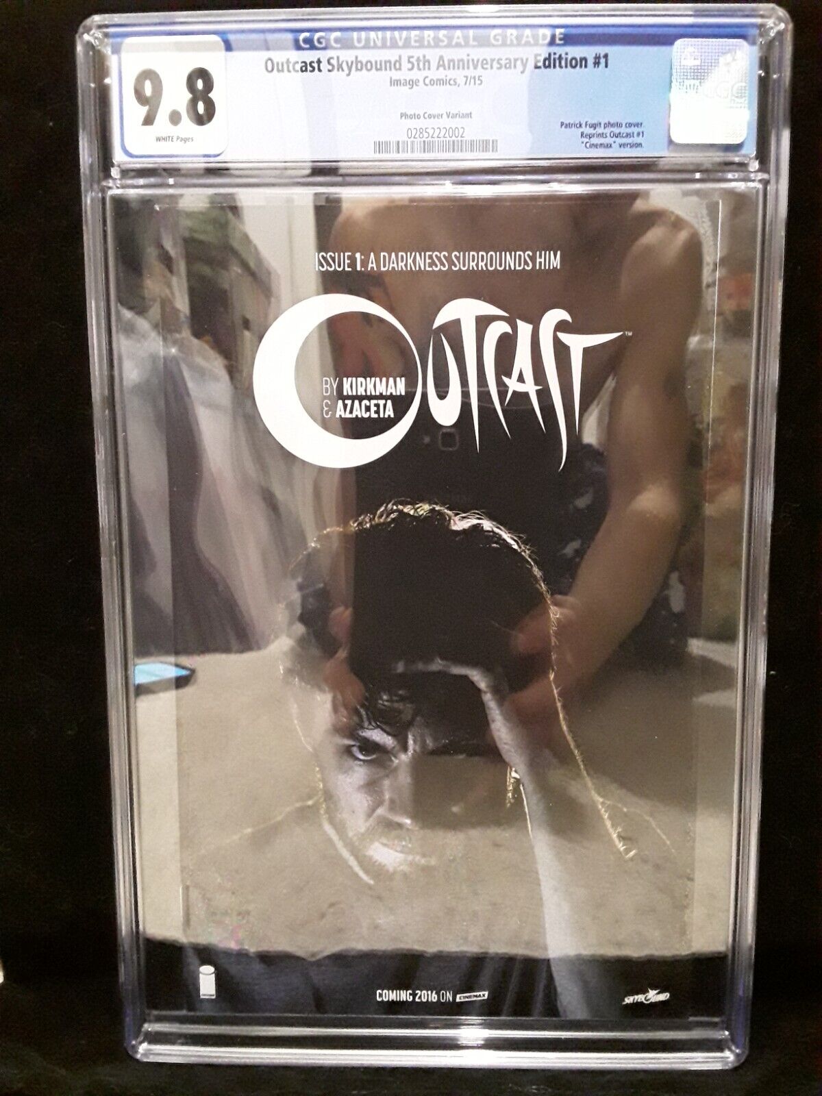 Outcast 1 9.8 CGC Skybound 5th Anniversary Edition Photo Cover Variant