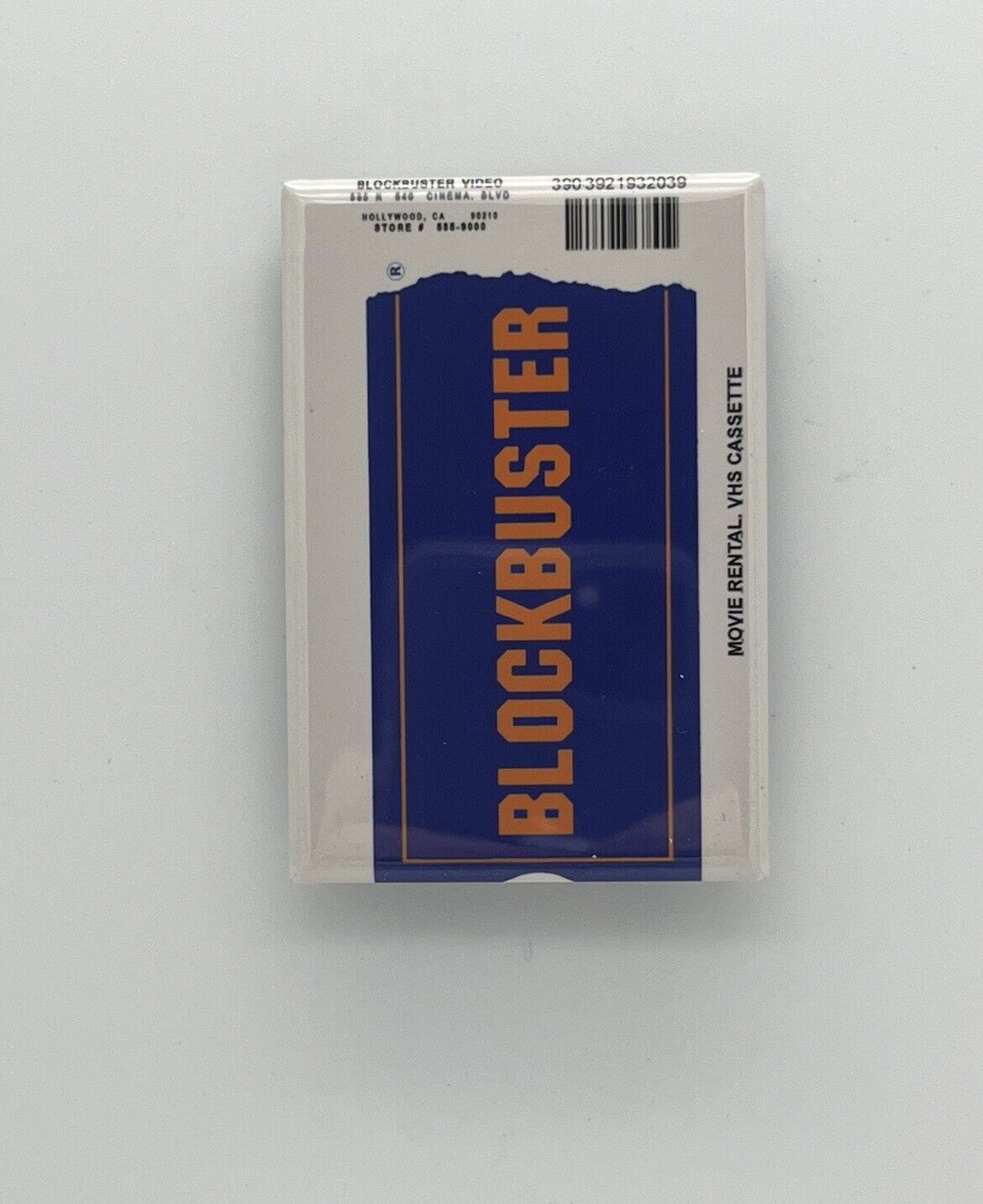 Blockbuster Vhs Rental Case Promotional Fridge / Locker Magnet