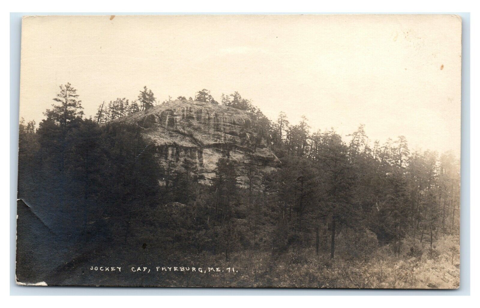 Postcard Jockey Cap, Fryeburg ME Maine 1920's RPPC L20