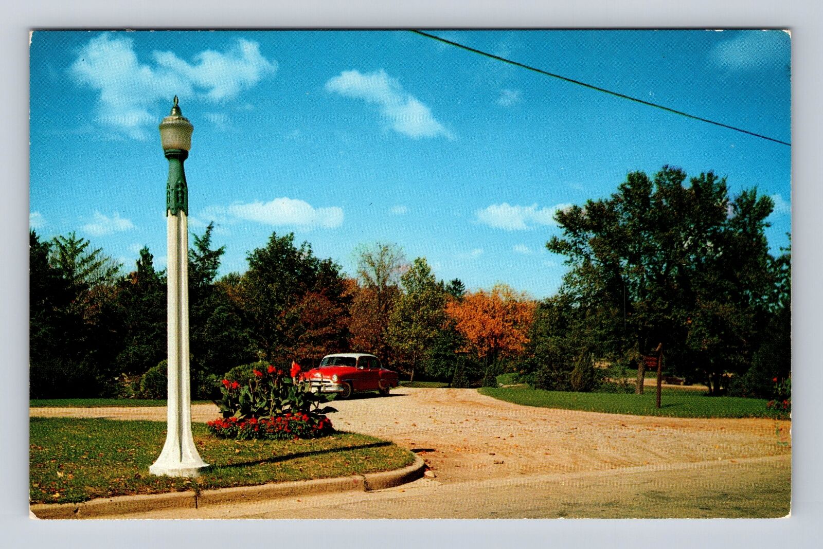 Sturgis MI-Michigan, City Park, Antique, Vintage Souvenir Postcard
