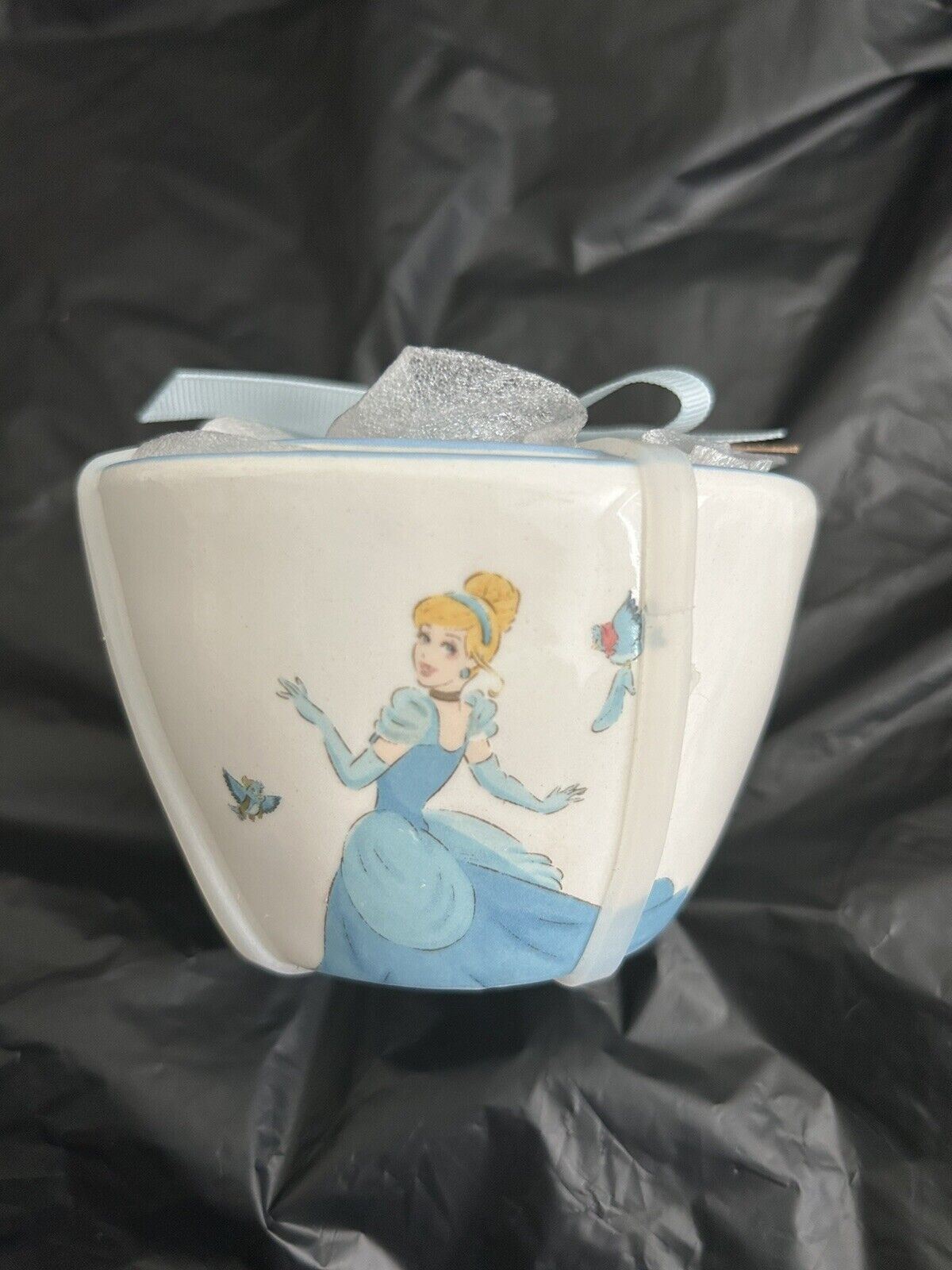 Rae Dunn Disney Princess Cinderella Ceramic Measuring Cup Set - BNWT