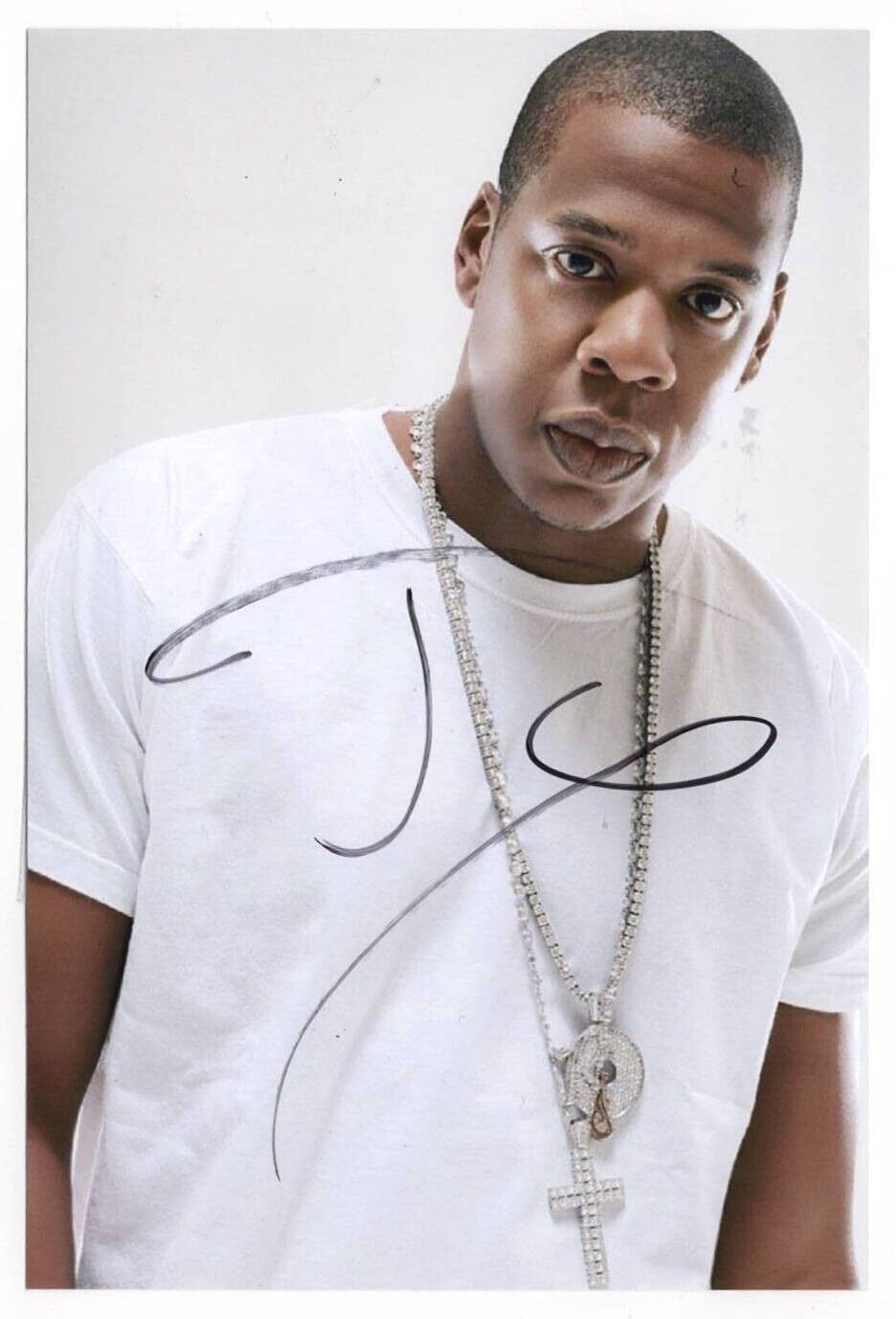 4X6 HAND SIGNED AUTOGRAPH - JAY-Z