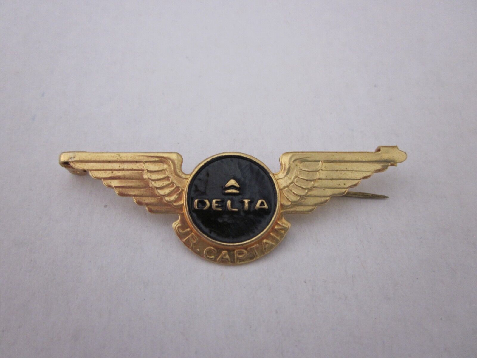 Vintage Metal Delta Airline 1960s Junior Captain Wings  EUC