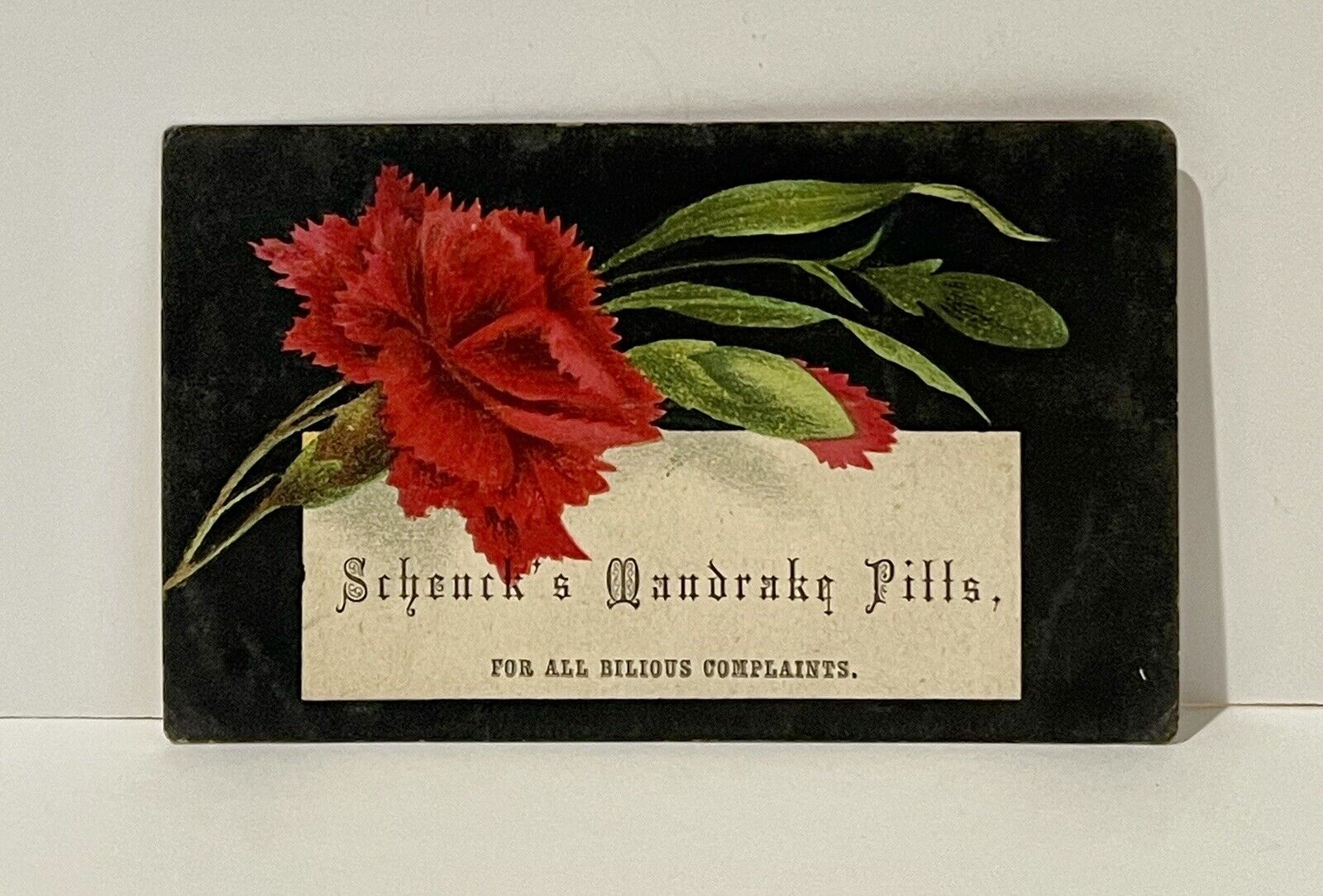 Schenck\'s Mandrake Pills For All Bilious Complaints Victorian Trade Card