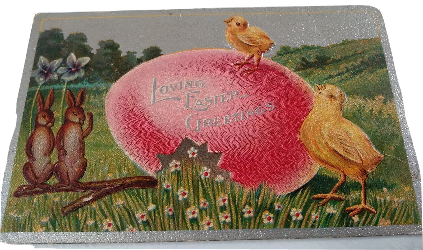 Loving Easter Greeting Postcard 3.5\