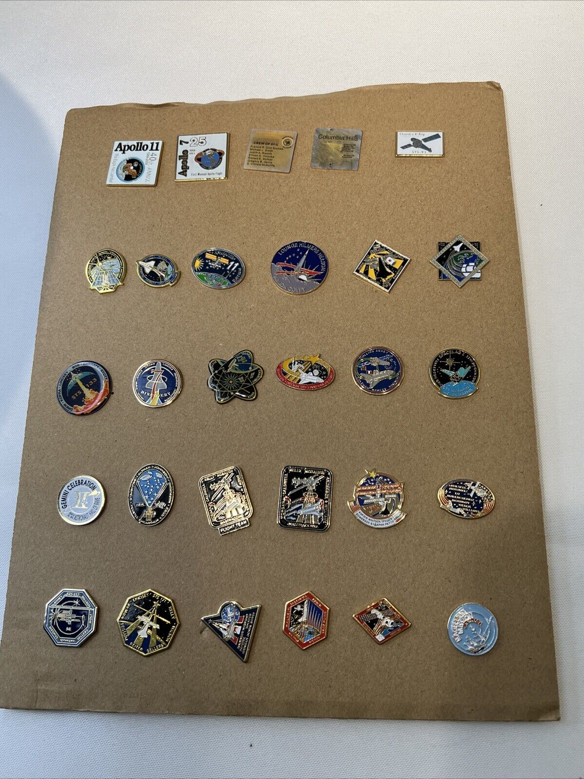 NASA pin set of 29 pins Space Shuttle pins