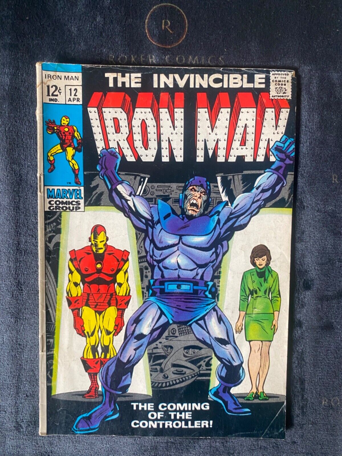 Iron Man #12 The Coming of the Controller 1st App. Controller Marvel Good cond.