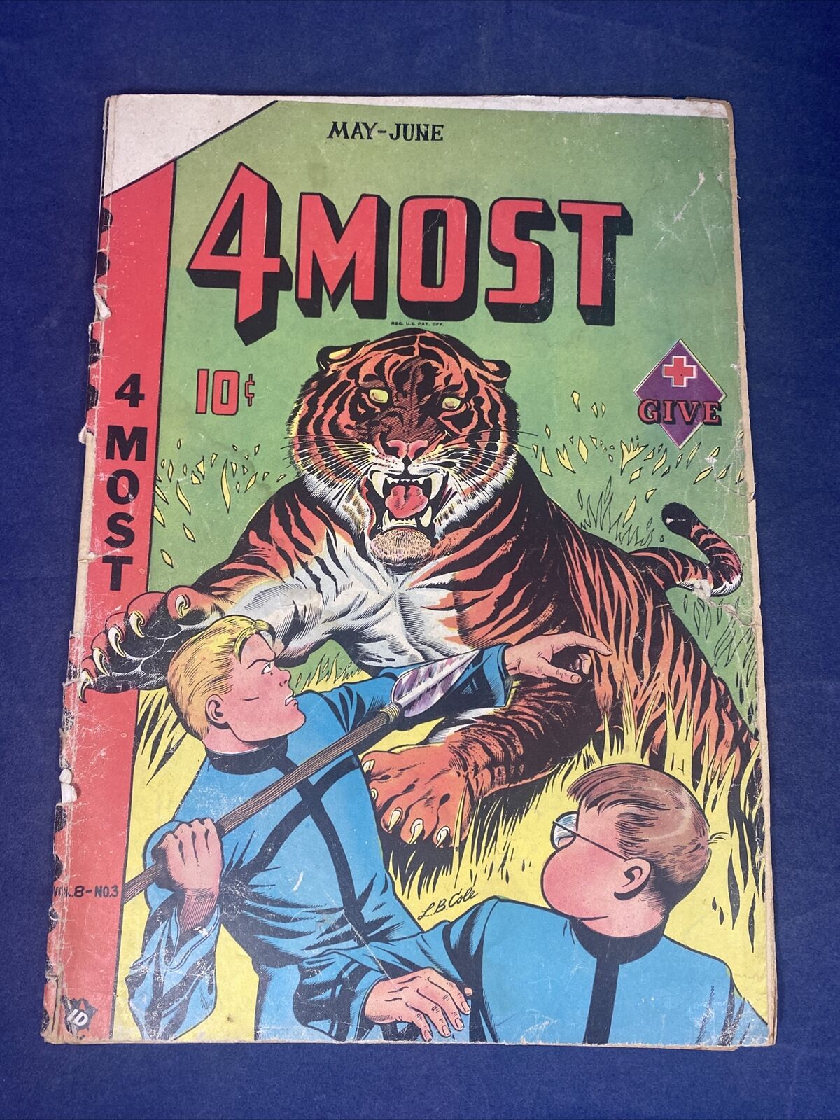 4 MOST COMIC BOOK #3 - 1949 L.B. Cole Cover, Very Scarce
