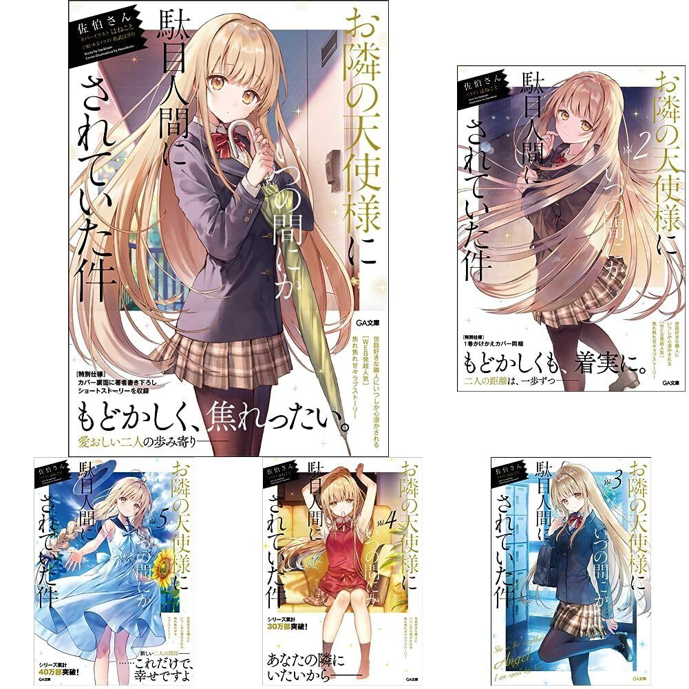 The Angel Next Door Spoils Me Rotten Vol.1-8 + 5.5 +8.5 Light Novel Set Japanese