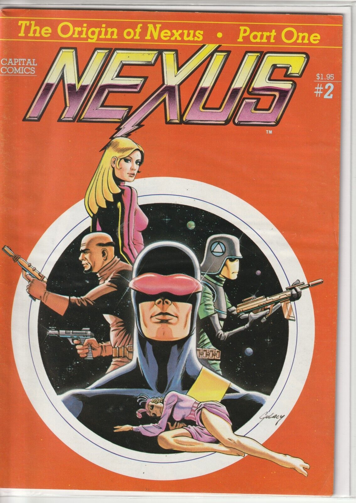 Nexus # 2 June 1982 Capital Comics Steve Rude Mike Baron Paul Gulacy BW Magazine